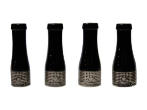 Kit para charutos com 4 piteiras-Ouro velho