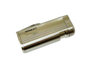 Maçarico Honest 1 chama com canivete prata BCZ055PR