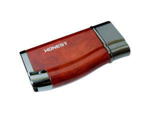 Maçarico Honest com 2 chamas e furador marrom BCZ163M
