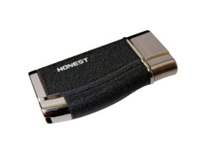 Maçarico Honest com 2 chamas e furador preto BCZ163P