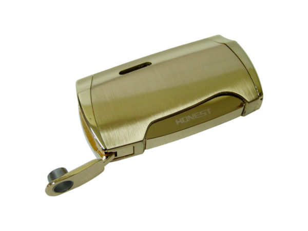 Maçarico Honest 2 chamas com furador dourado BCZ3018D - Imagem 3