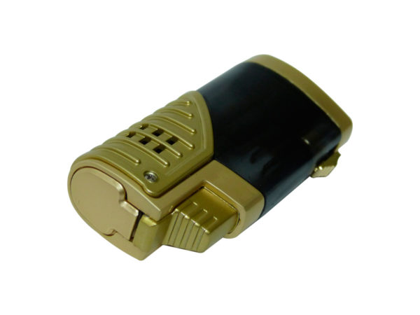Maçarico Honest com 3 chamas e furador dourado e preto BCZ3023D - Imagem 4