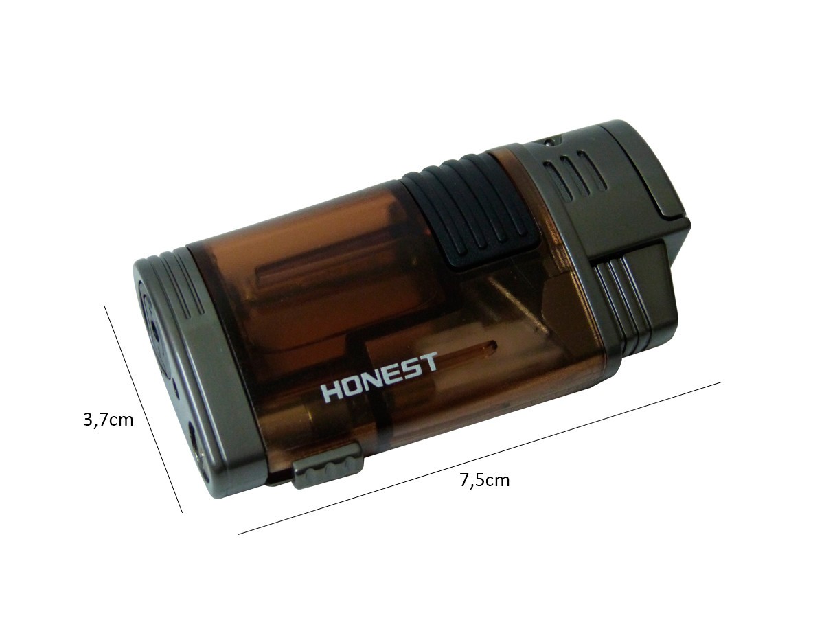 Maçarico Honest 2 chamas marrom BCZ3035M - Imagem 2