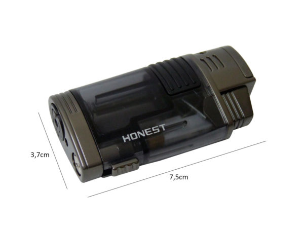Maçarico Honest 2 chamas preto BCZ3035P - Imagem 2