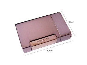 Maçarico Honest com 2 chamas+furador rosé BCZ308R
