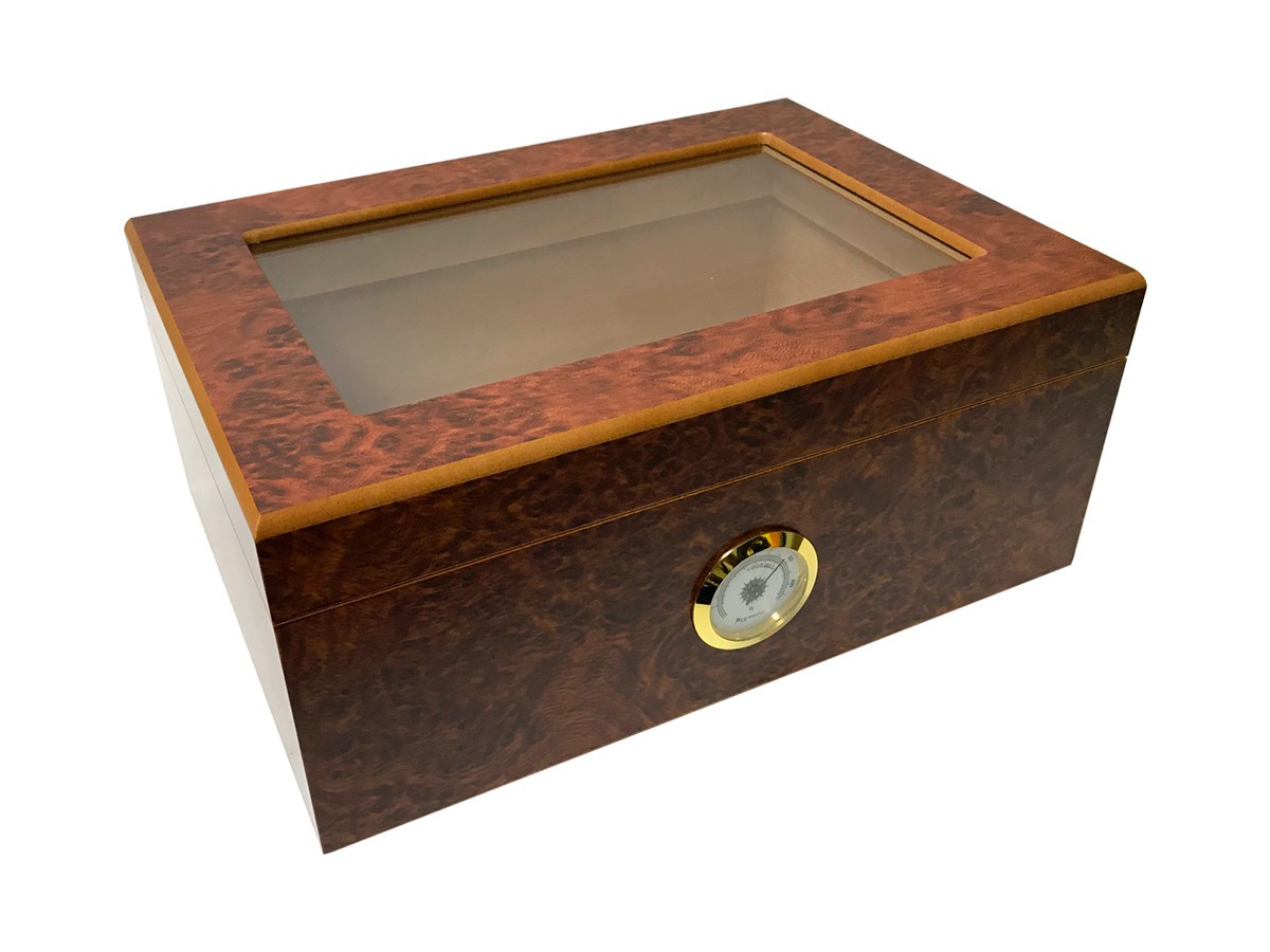 Caixa umidora de madeira para 50 charutos VG50769AG