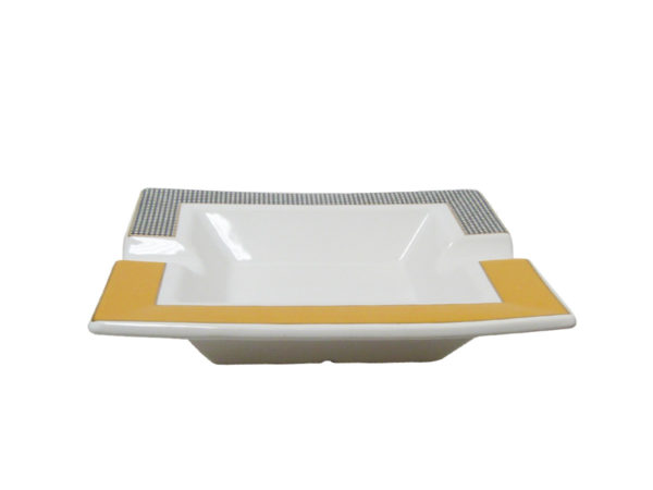Cinzeiro de Cerâmica Quadrado Para 2 Branco - Imagem 4