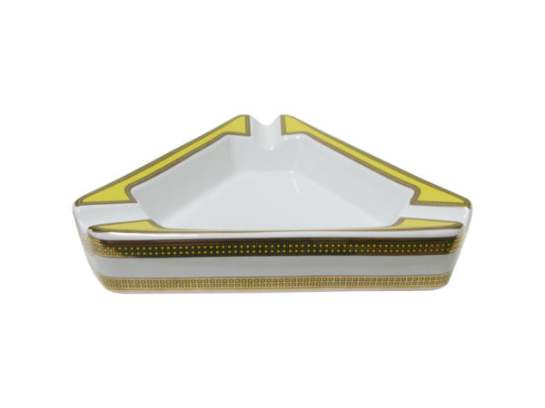 Cinzeiro de Cerâmica Triangular para 3 Branco - Imagem 4