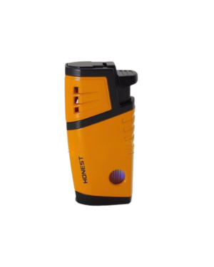 Maçarico Honest 2 chamas com visor, amarelo – BCZ754AM