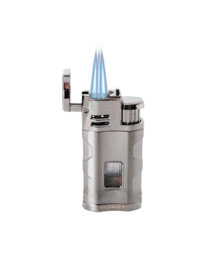 Maçarico Honest 3 chamas, prata – BCZ758PR