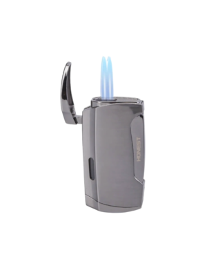 Maçarico Honest 2 chamas com furador, grafite – BCZ3018G